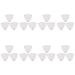 24pcs Neuropathy Nerve Testing Probe Tool Feet Needles Stylus Tools Skin for White Medical Shape Monofilament Neurological Foot Diabetic Platstic Professional Monofilaments Needle