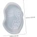 STOBOK Face Resin Molds 2pcs Silicone Mold Hand Mold Silicone Cake Mold Handmade Soap Mold Candy Mold Human Face Manual Soap Molds Scented Candle Mold Crafts Household Silica Gel - Buy Online on SooperMarket.com