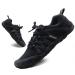 Weweya Barefoot Shoes for Women Minimalist Running Cross Training Shoe 7-7.5 Black