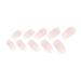24 Pcs Sunjasmine Almond Fake Nails with Nail Glue - Pink White Gradient Designs | Acrylic Glue On Nails for Women - Buy Online on SooperMarket.com