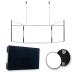 OySeyFo 3 Way Mirror for Hair Cutting 360  Barber Mirror with Height Adjustable Telescoping Hooks Trifold Mirror to Shave  Trim  Grooming Gift with 10X Magnification Mirror for Makeup