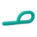 ARK Grabber Standard in smooth or textured with simple handling for children by loop shape including ATC care instructions - jaw motor skills bite block chewing teething (textured medium - turquoise) textured medium - turquoise