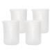 250ml Silicone Measuring Cups, Gartful 4 PCS Large Nonstick Reusable Silicone Mixing Cups Durable Easy Clean for Epoxy Resin, Casting Molds, Stain Jewelry Making, Waxing, DIY, Art, Craft Large-250ml*4