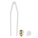 Teeth Brace Decoration Hip Hop Teeth Decoration Copper 2 Single for Concert for Party(gold)