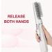 2-in-1 Electric Hair Dryer Styling Tool - Versatile Blow Dryer Brush & Hair Straightener with Teasing Comb - Adjustable Heat Settings (US Plug - Buy Online on SooperMarket.com