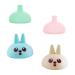 DOITOOL Pressure Drum Massage  4Pcs Sputum Remover Silicone Palm Chest Percussion Cup Mom Palm Cup Pressure Drum Massage Cup for Burping Expectoration Problem
