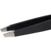 Abdul of Sialkot Slant Tip Stainless Steel Eyebrow Tweezers - Professional Precision for Women & Men - Perfect for Brow & Facial Hair - Pack of 1 (Black) - Buy Online on SooperMarket.com