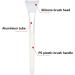 Dajidafu Brush Facial Mask Silicone White Professional Cutter-Type Tongue-Type Brushes Mud Cream Care Tool DIY Soft Beauty Tongue Shape - Buy Online on SooperMarket.com