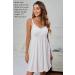 Sosolism Women's Nursing Nightdress - Off-White XL | Padded Lace Trim Breastfeeding Dress - Buy Online on SooperMarket.com