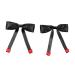 Limtula Sweet Ballet Bowknot Hairpins Duckbills Hair Clip Barrettes French Side Pin for Lady Elegant Hair Styling Accessories Black