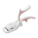 sunroot Heated Eyelash Curler Electric Eyelash Curlers USB Rechargeable Heated Eye Lash Curler with Comb 3 Heating Modes White