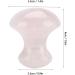 Rose Quartz Facial Mushroom Massager Tools | Sha Facial Stones for Glowing Skin - Shop Now - Buy Online on SooperMarket.com