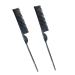 CocoBlack Naturals 3 Row Styling Comb For Detangling, Defining And Separating Curls (Black)