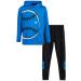 RBX Boys' Jogger Set - 2-Piece Thermal Sports Hoodie and Tricot Joggers (Size: 8-12) Blue Baseball 12