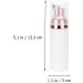 Beaupretty Plastic Foam Dispenser Bottle 6pcs (Rose Gold) - Refillable Foaming Soap & Airless Lotion for Travel - Buy Online on SooperMarket.com