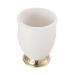 Mikinona Acrylic Organizer Embossed Brush Bucket Blush for Cheeks Pen Pot Brush Holder Brush Storage Cup Cosmetic Makeup Stand