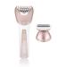 ETA Epilierer I Compact Epilation Device with a razor attachment I 30 tweezers I 4 hours battery life I trimm attachment I Integrated light i travel bag i fenite epilator