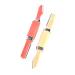 Ipetboom 2 Sets Double-Headed Eye-brow Face Shaping Tool Lady Shaver Exfoliating Simple Trimmer Razor Blade Facial Hair Trimmer Eyebrow Shaver for Women Miss Red Ab Bikini Cosmetic
