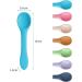 Vicloon Baby Spoons 7 Pcs - Silicone Self-Feeding Weaning Spoons for Kids & Infants - Training Spoon Set for Toddlers - Light Color - Buy Online on SooperMarket.com