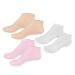 Healeved 3 Pairs Moisturizing Socks Non Socks Spa Socks Foot Socks Moisturizing Overnight Moisturizer Socks Foot Care Gel Socks for Dry Cracked Feet Women Foot Mask Sole of Foot Lotion Sebs