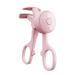 Wispbreeze Electric Eyelash Curler with 3 Heating Model Portable Eye Lash Perm Shaping and Thermal Eyelash Clip Pink