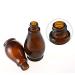 Empty Refillable Amber Glass Spray Bottles 100ml - Black Atomizer & Dust Cap for Cosmetics Perfumes & Essential Oils | International Shipping - Buy Online on SooperMarket.com