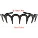1PC Unisex Wavy Headband Black Hair Band Spring Wavy Metal Hair Band with Long Teeth Hairhoop Sports Headband Headwear Accessories Black 1pc - Buy Online on SooperMarket.com