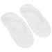 Silicone socks anti-cracking silicone foot protection soft silicone socks silicone gel moisturizing socks breathable silicone socks for foot care (white small code)
