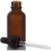 Liummrcy Droppers For Oils 30ml Empty Glass Dropper Bottle Refillable Amber Essential Oil Container Jar with Glass Pipette Dropper - Buy Online on SooperMarket.com
