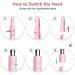 Nasal Hair Trimmer for Women | 2-in-1 Touch Beauty Eyebrow & Nose Hair Cutter AG-1458A (Pink) Painless Precision Remover for Ears & Face - Buy Online on SooperMarket.com