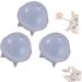 STOBOK 2pcs Silicone Molds for Resin Casting Ice Mold Mini Round Mold Coaster Molds Lamp Shades Silicone Jewelry Mold Epoxy Sphere Mold Resin Casting Molds Resin Mold Manual Ball White 4CM - Buy Online on SooperMarket.com