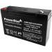Buy PowerStar 6 Volt Rechargeable Battery (2-Pack) - Replaces LC-R0612P ML12-6F2 PS-6100 D5778 UB6120 F2/F1-12AH for International Shipping - Buy Online on SooperMarket.com