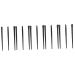 Baluue 15 Pcs Eyeliner Brush Eyebrow Brush Concealer Brush Practical Eyeliner Brush Female Black