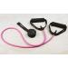 RitFit Single Resistance Exercise Band with Comfortable Handles - Rose Pink (10-15lbs) | Ideal for Physical Therapy & Strength Training - Buy Online on SooperMarket.com