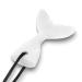 Baby Tooth Chew Necklace  Baby Teether Toys Silicone Fish Tail Shape Teether Stick Chew Bit Pendant Baby Nursing Teether Sensory Exploration for Boys Girls(5)