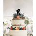 Mr and Mrs Wedding Cake Topper - Groom & Bride With Heavy Gun and Holding Flowers - Funny Gun Theme Wedding/Anniversary/Bridal Shower Cake Topper Funny Wedding Cake Topper (Heavy Gun) - Buy Online on SooperMarket.com