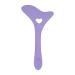 Eyeliner Stencils, Eyebrow Pencil Stencil Reusable Silicone, Eye Makeup Tool with Cream Applicator for Eye Shadow Mascara Drawing(Purple)
