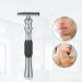Classic Double Edge Metal Razor for Men - Black Shaving Razor for Beard Grooming | International Shipping Available - Buy Online on SooperMarket.com