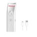 MRNHA White YJ02 Eyelashes Curls Portable Small Electric Heated Eyelash Curler Long Lasting Electric Heated Comb Makeup Tool