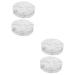 FOYTOKI 4 Pcs Storage Box Empty Compact Powder Makeup Sifter Jars Powder Compact Case Powder Case