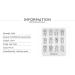KADS Nail Stamping Plate FL028 - Flower Nature DIY Manicure Stencil Tool - Buy Online on SooperMarket.com