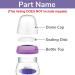 Maymom Bottle Dome Cap - Compatible with Lansinoh & Momma Bottles | Breast Pump Parts Cap Set - Buy Online on SooperMarket.com