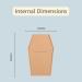 The Pet Rainbow | Small Animal Funeral Kit with Pet Coffin & Casket | For Hamsters, Guinea Pigs, Birds, Gerbils, Reptiles, Fish | Cardboard Coffins | Up to 6kg | 275mm x 150mm x 100mm - Buy Online on SooperMarket.com