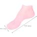 minkissy 1 Pair Sock Spa Gel Booties Silicone Gel Skin Protect Soles Skin Soles Moisturizer Moisturizing Heel Sleeves Humidor Gel Heels Lotion Women's Foot Essential Oil Pink Sebs 38X7.5X1cm - Buy Online on SooperMarket.com