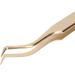 Professional Stainless Steel Eyelash Extension Tweezers - Durable & Precision Beauty Tools - Golden Edition - Buy Online on SooperMarket.com