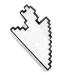 Colorful Novelty Shape Woman Teens Hair Ponytail Hair Claw Delicate Hair Clip Durablity Taking Photo Hair Supply Mouse cursor