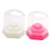 Beavorty 2PCS grinding head storage box Nail Drill Bit Container nail drill bits stand nail grinding organizer Nail Drill Bits Display stand nail bit white multicolor set plastic