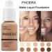 Aquapurity Phoera Full Coverage Foundation 107 Honey 30ml - Oil Control Concealer, Soft Matte Finish, Long Lasting Formula - Flawless Cream Smoothness - Buy Online on SooperMarket.com