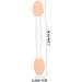 PLAFOPE 50pcs Double Ended Eyeshadow Brush Cosmetic Eye Shadow Sticks Eyeshadow Makeup Sticks Plastic - Buy Online on SooperMarket.com