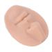 Silicone Nose Model Soft Silicone Nose Model 3-Part Elastic Master for Salon (Medium Skin Color)
